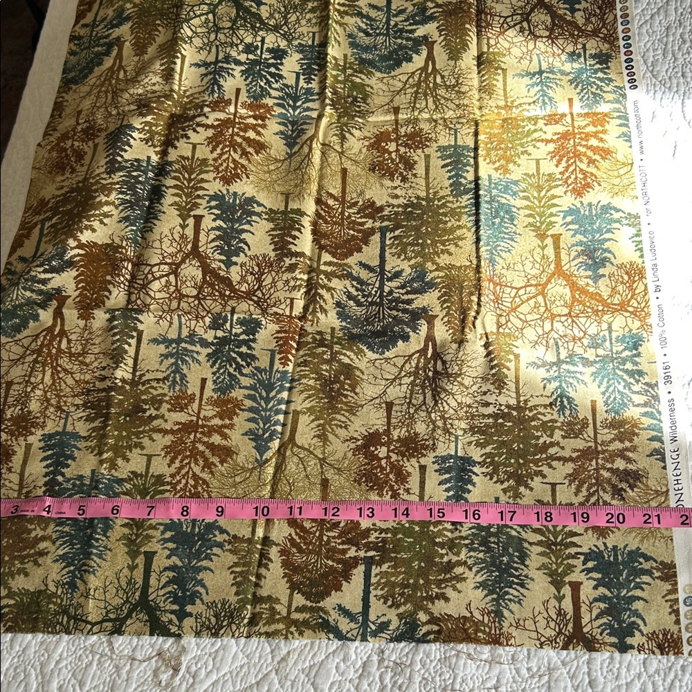 Forest Patterned Fabric - Picture 3 of 5